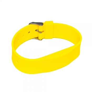 RFID Silikon Armband SILA09a NXP MIFARE Classic 1K 4 byte (13,56MHz) Gelb