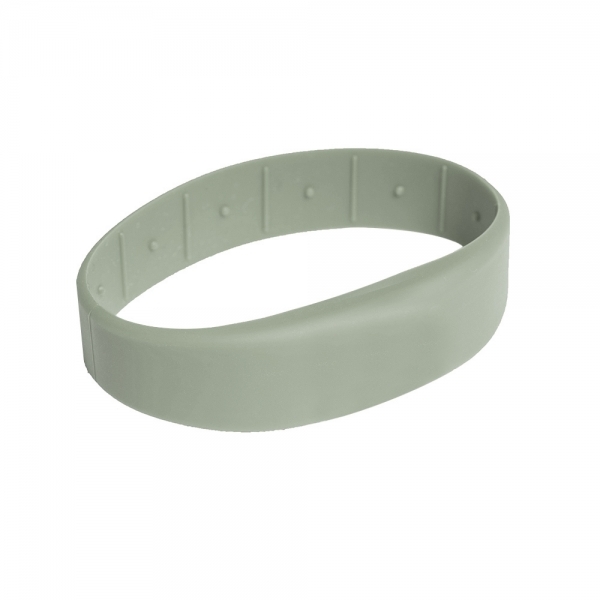 RFID Silikon Armband SILA09 NXP MIFARE Classic 1K 4 byte (13,56MHz) Grau