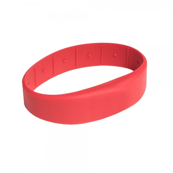 RFID Silikon Armband SILA09 NXP MIFARE Classic 1K 4 byte (13,56MHz) Rot