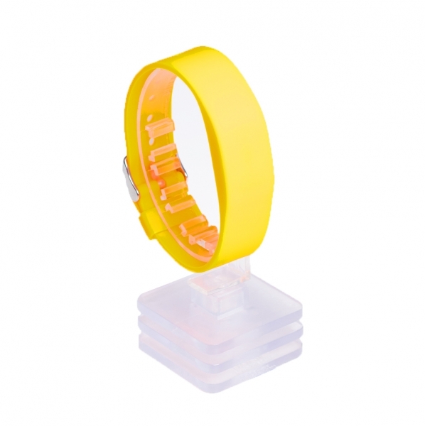 RFID Silikon Armband SILA09a NXP MIFARE Classic 1K 4 byte (13,56MHz) Gelb