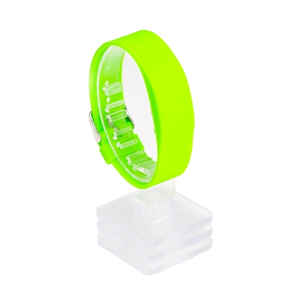 RFID Silikon Armband SILA09a NXP MIFARE Classic 1K 4 byte (13,56MHz) Neongrün