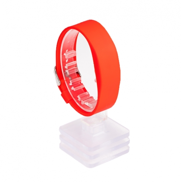 RFID Silikon Armband SILA09a NXP MIFARE Classic 1K 4 byte (13,56MHz) Rot