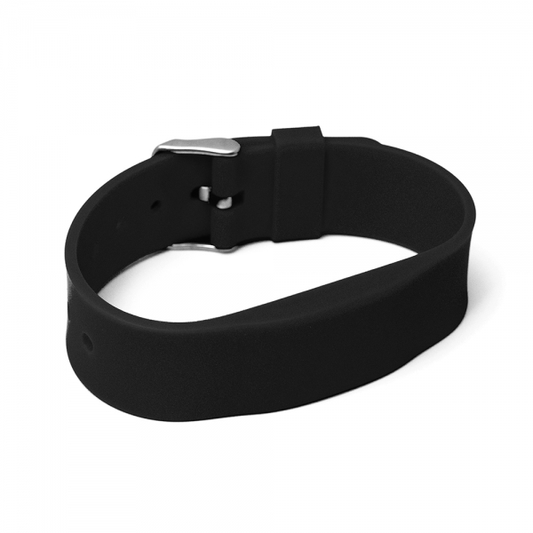RFID Silikon Armband SILA09a NXP MIFARE Classic 1K 4 byte (13,56MHz) Schwarz