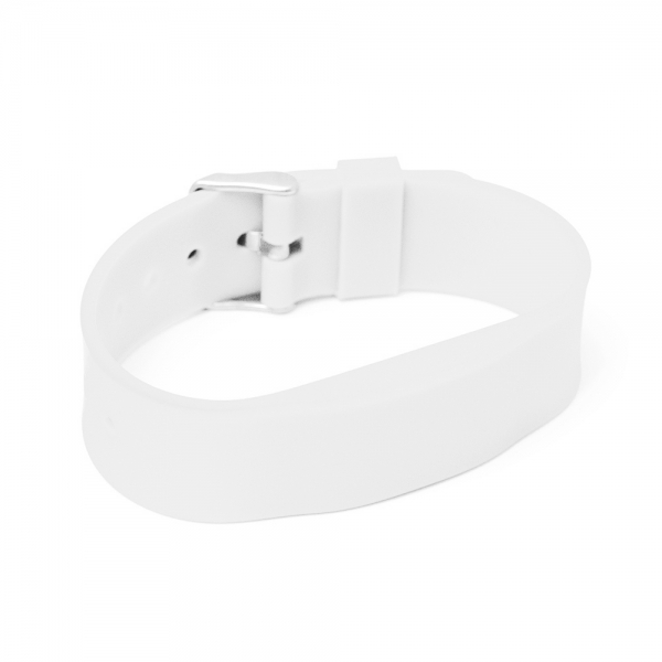 RFID Silikon Armband SILA09a NXP MIFARE Classic 1K 4 byte (13,56MHz) Weiß